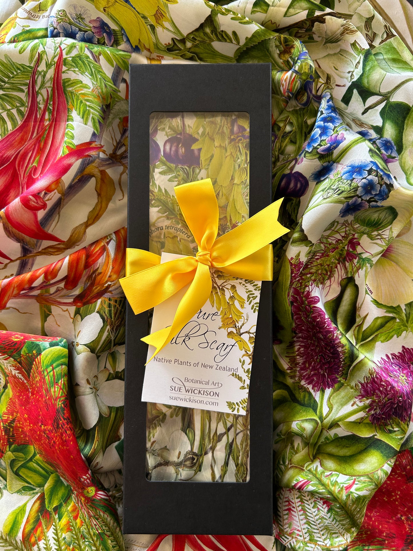 Silk Scarf New Zealand Botanica