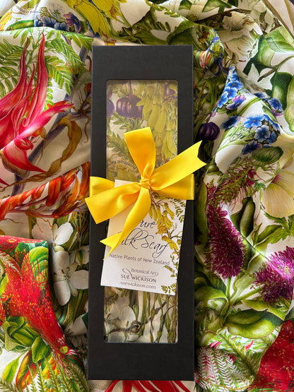 Silk Scarf New Zealand Botanica