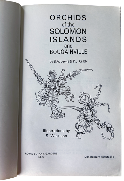 Orchids of the Solomon Islands (Book)